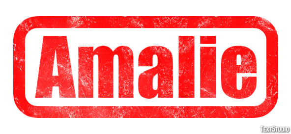 Amalie Text effect