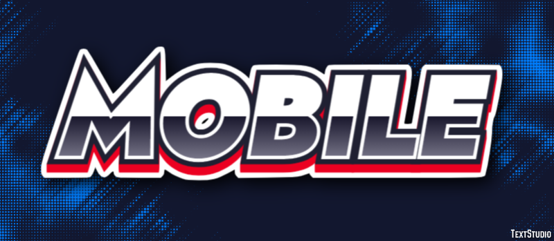 Mobile Effet de Texte