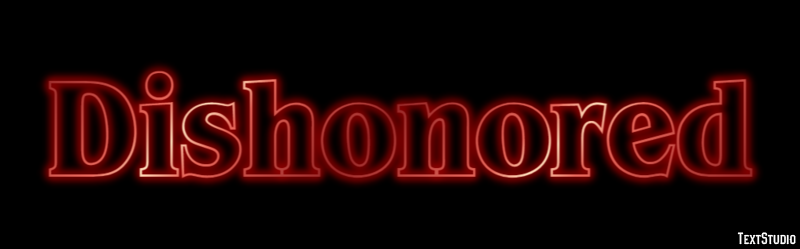 Dishonored Efecto de Texto