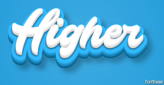Higher Text Effect