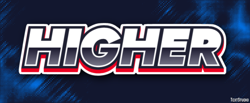 Higher テキスト効果