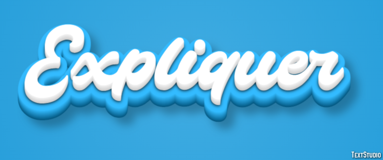 Expliquer Effet de Texte