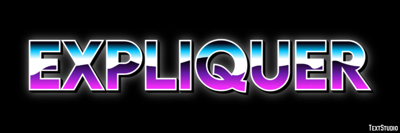 Expliquer Effet de texte