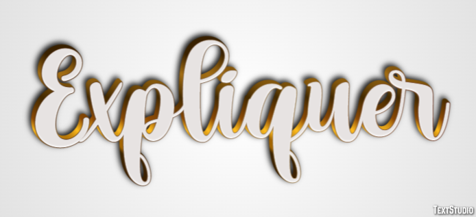 Expliquer Effet de texte