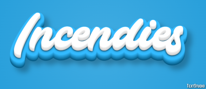 Incendies Text Effect