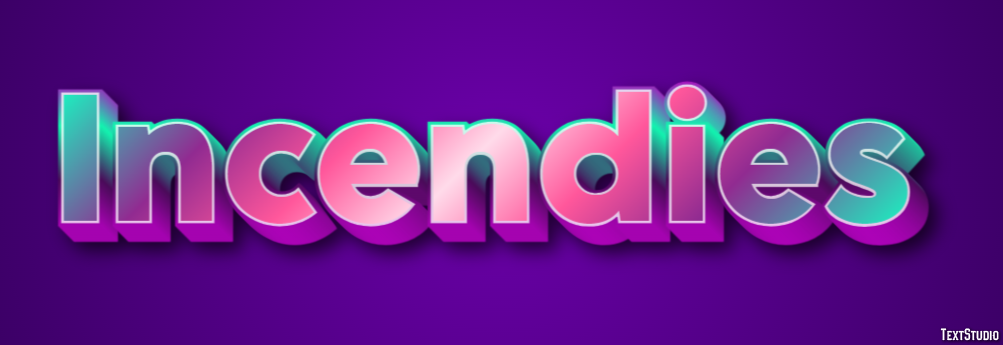 Incendies Text Effect
