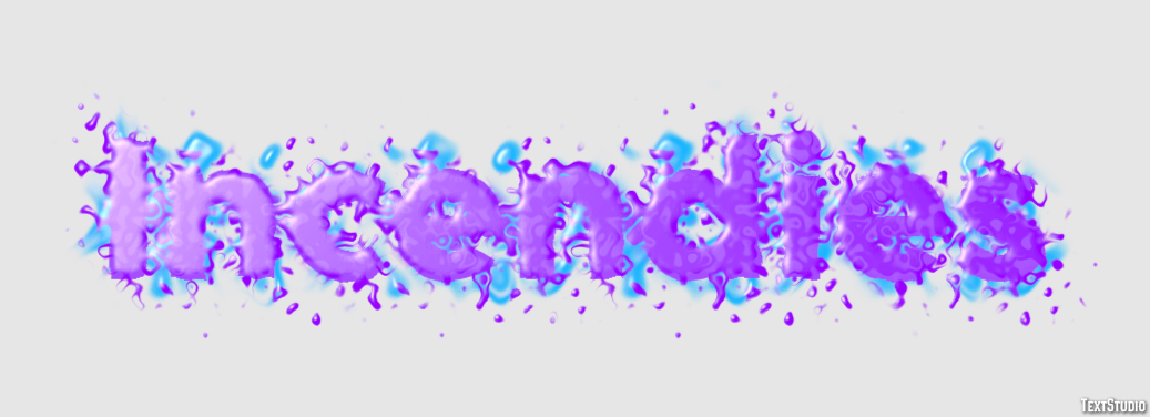 Incendies Text Effect