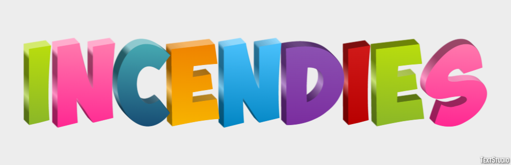 Incendies Text Effect