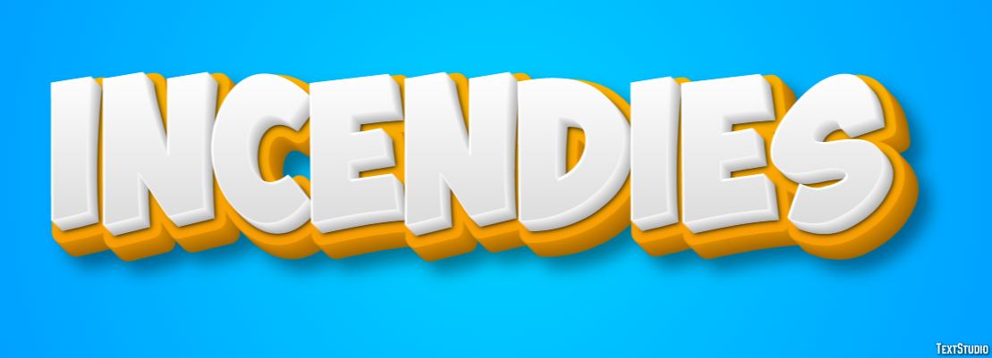 Incendies Text Effect