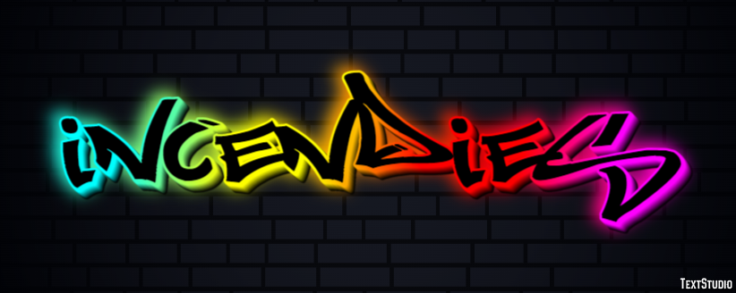 Incendies Text effect