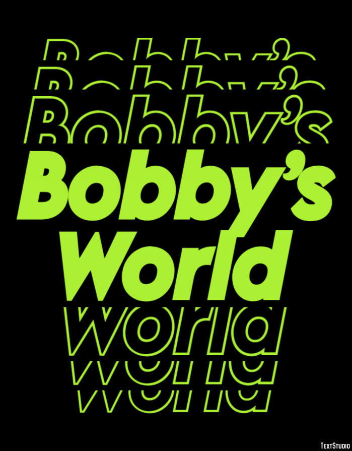 Bobby’s World Tekst Effect