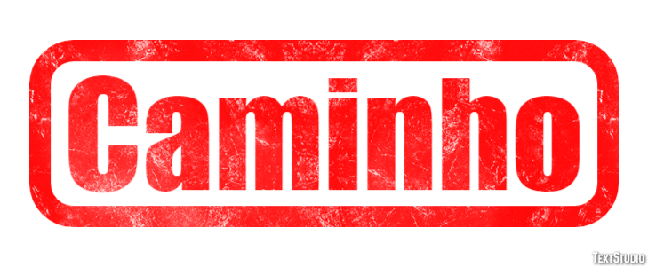 Caminho Efeito de texto