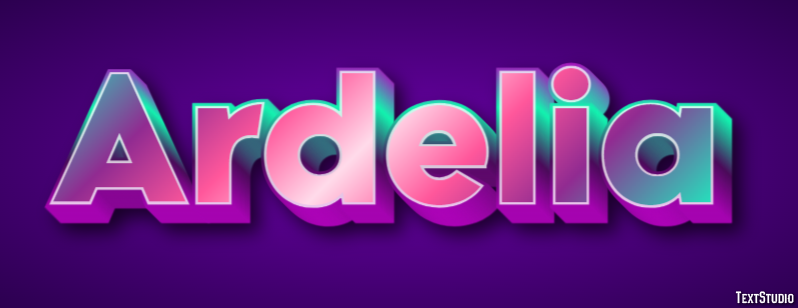 Ardelia Text effect