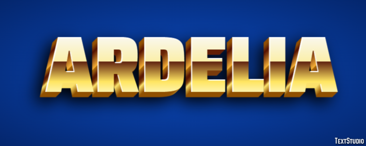 Ardelia Text effect