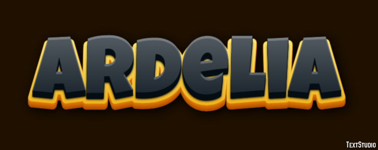 Ardelia Text effect