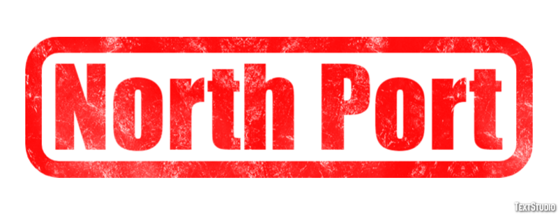North Port Efekt tekstowy