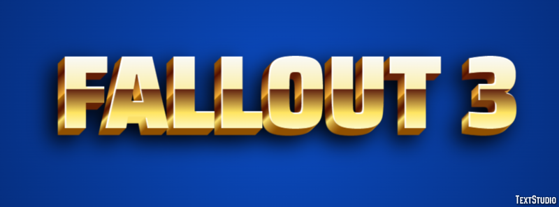 Fallout 3 Effet de Texte