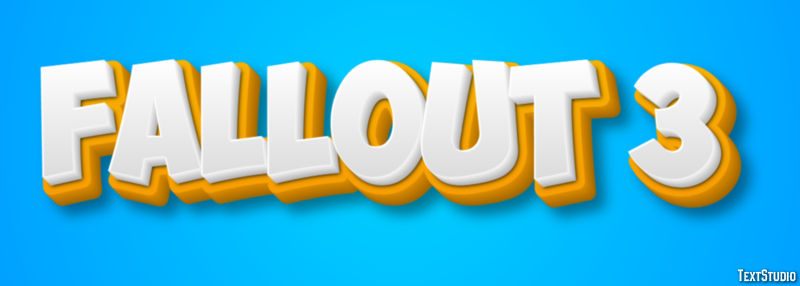 Fallout 3 Effet de Texte