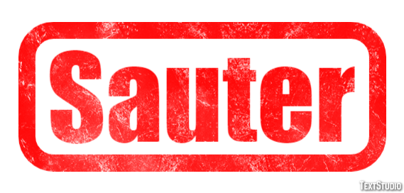 Sauter Effet de texte