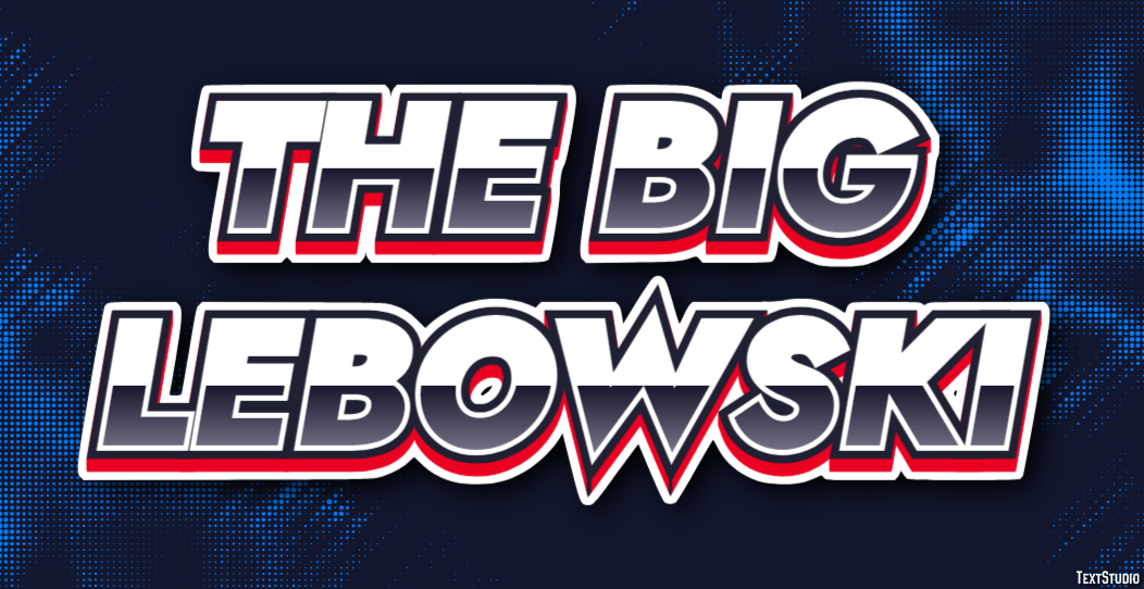 The Big Lebowski Text Effect