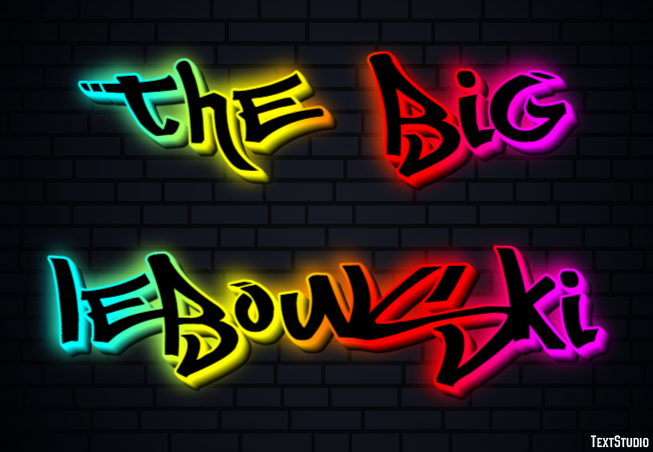 The Big Lebowski Text Effect
