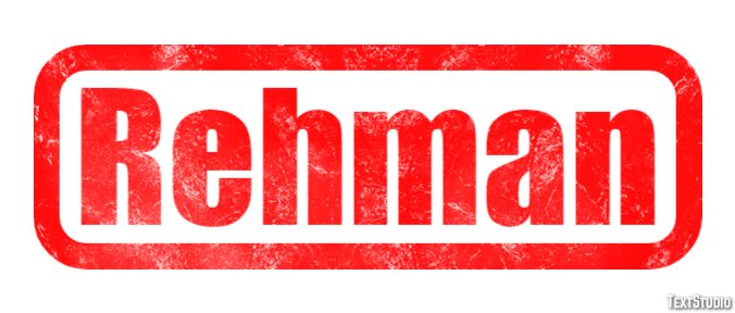 Rehman Texteffekt