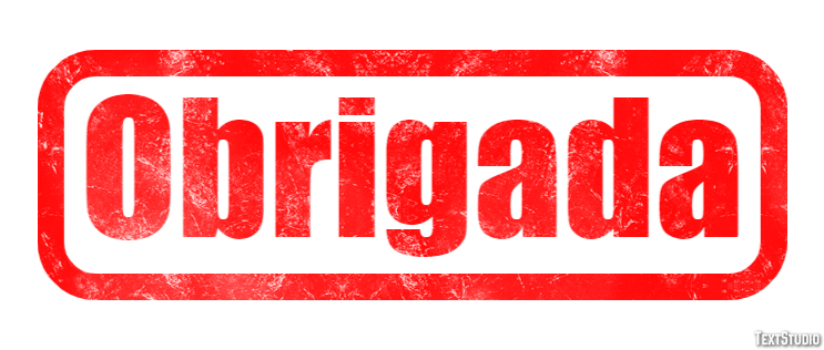 Obrigada Effet de Texte