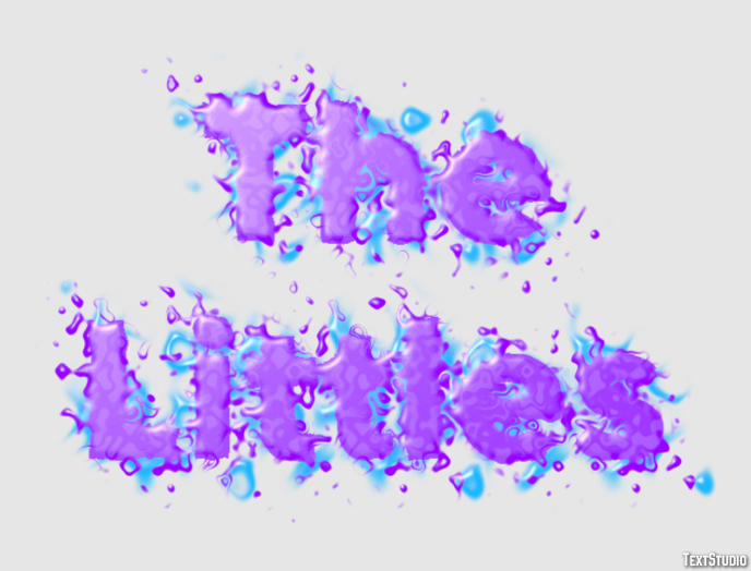 The Littles Text effect
