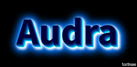 Audra Text Effect