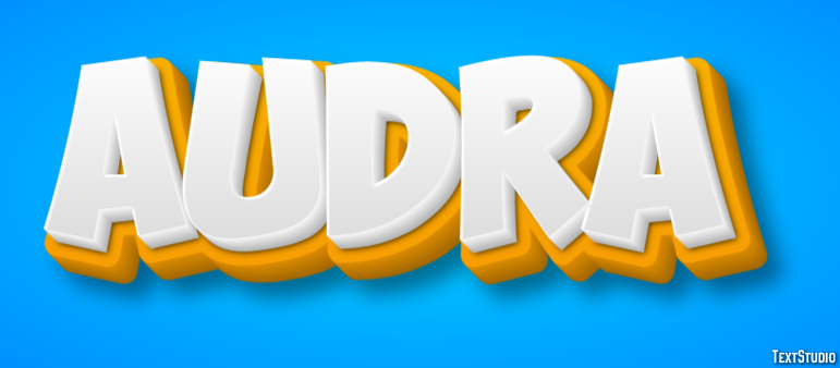 Audra Text Effect