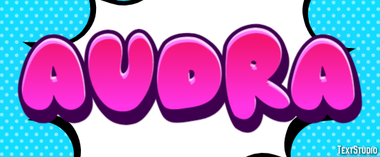 Audra Text effect