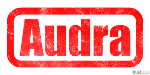 Audra Text effect