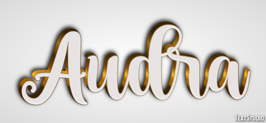 Audra Text Effect