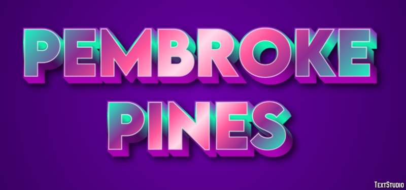 Pembroke Pines Efekt tekstowy