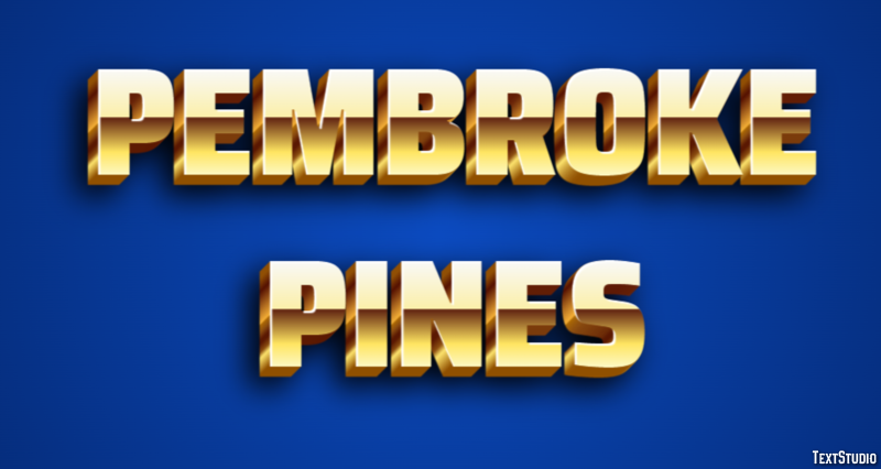 Pembroke Pines Efekt tekstowy