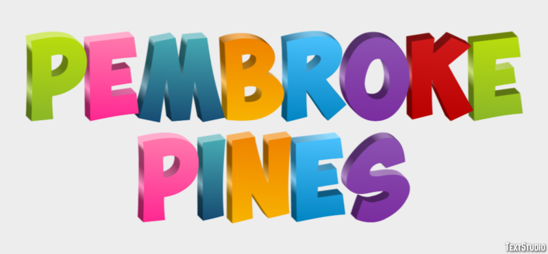 Pembroke Pines Efekt tekstowy