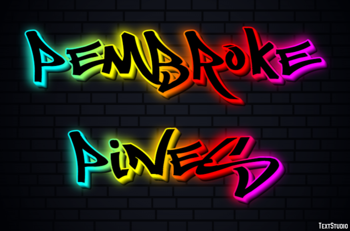 Pembroke Pines Efekt tekstowy