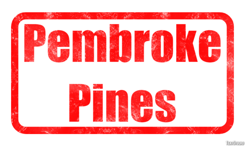 Pembroke Pines Efekt tekstowy