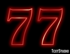 77 Efecto de Texto