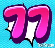 77 Efecto de Texto