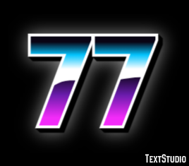 77 Efecto de Texto