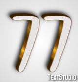 77 Efecto de Texto