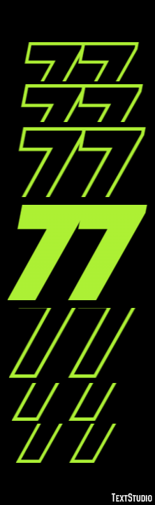 77 Efecto de Texto