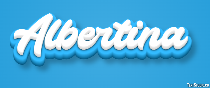 Albertina Text Effect