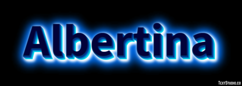 Albertina Text Effect