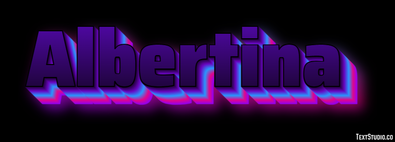 Albertina Text Effect