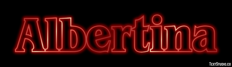Albertina Text Effect