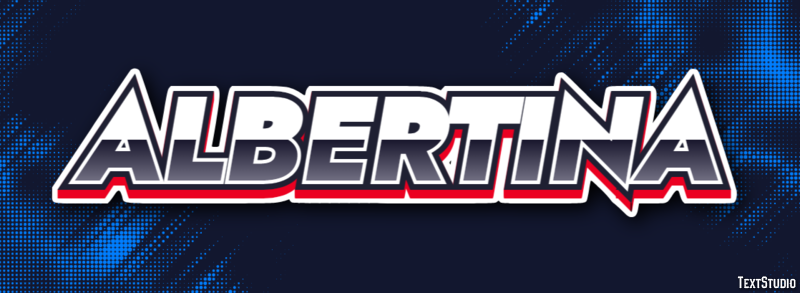 Albertina Text effect