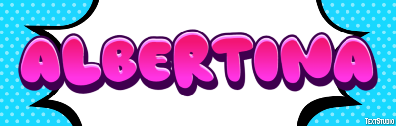 Albertina Text effect