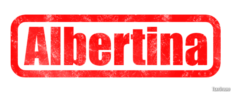 Albertina Text effect